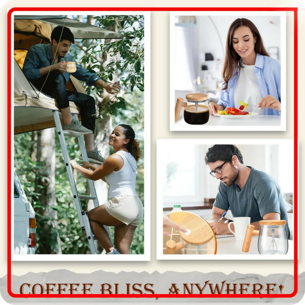 Self Stirring Coffee Mug, Battery Operated, for Home, Office & Travel