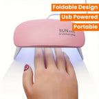 UV Led Lamp For Nails 6W Nail Lamp Light With Timer