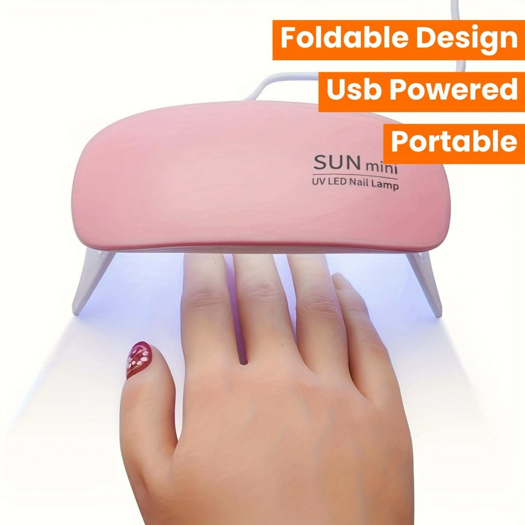 UV Led Lamp For Nails 6W Nail Lamp Light With Timer