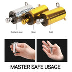 Professional Metal Appearing Cane for Magic Tricks – Portable Telescoping Pocket Staff
