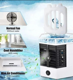Mini Air Cooler White Portable Quiet Cooling