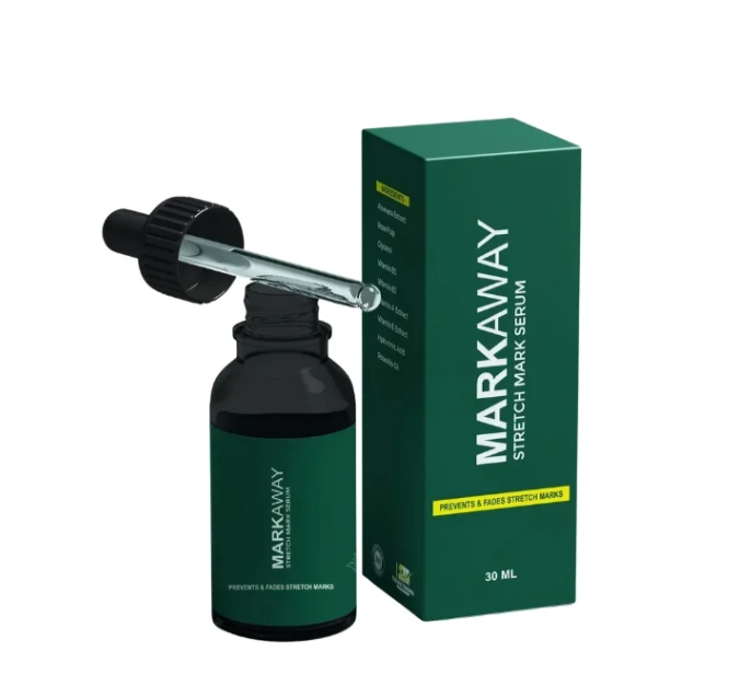 Markaway Stretch Mark Serum Herbal Formula for Scars & Skin Elasticity