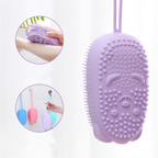 Body Scrubber, Silicone, Bath Massage Brush for Shower