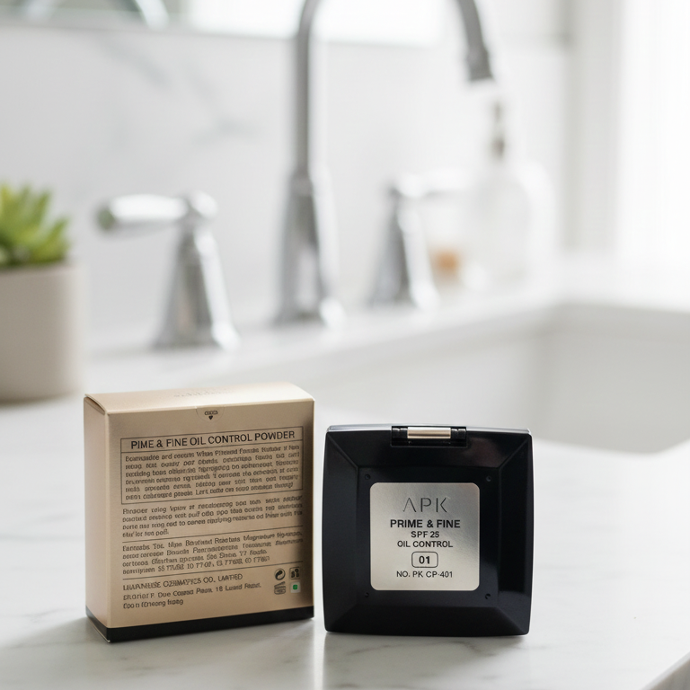 APK In Love Prime And Fine SPF 25 Oil Control Powder Providing Smooth Finish With Sun Protection - 20g