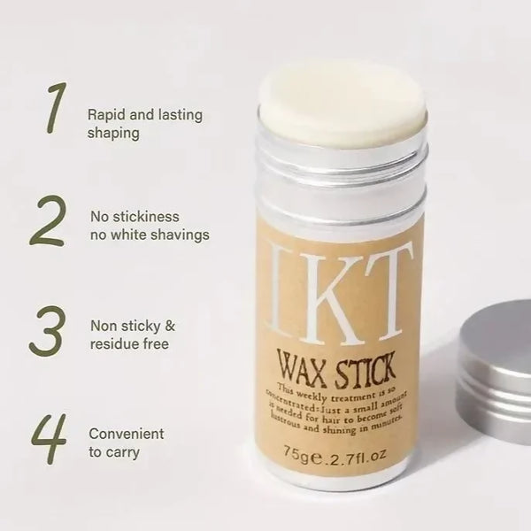 IKT Hair Wax Stick – Styling Gel Cream for Men & Women | Frizz Fix, Edge Control & Fluffy Hair Setter