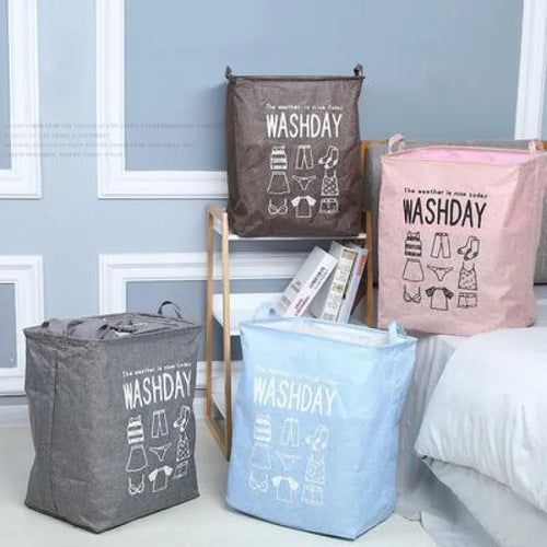 Basket, Foldable, Large Capacity Clothes Storage Basket