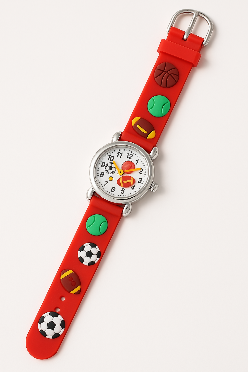 Cute Football Cartoon Kids Watch