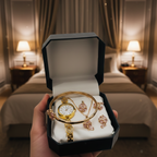 Ladies Watch With Jewellery And Bangle Elegant Timeless Style for Women