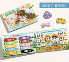 Montessori Quiet Busy Book For Toddlers 12 Learning Activities