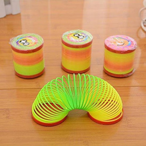 Magic Slinky Rainbow Springs Bounce Fun Toy for Kids