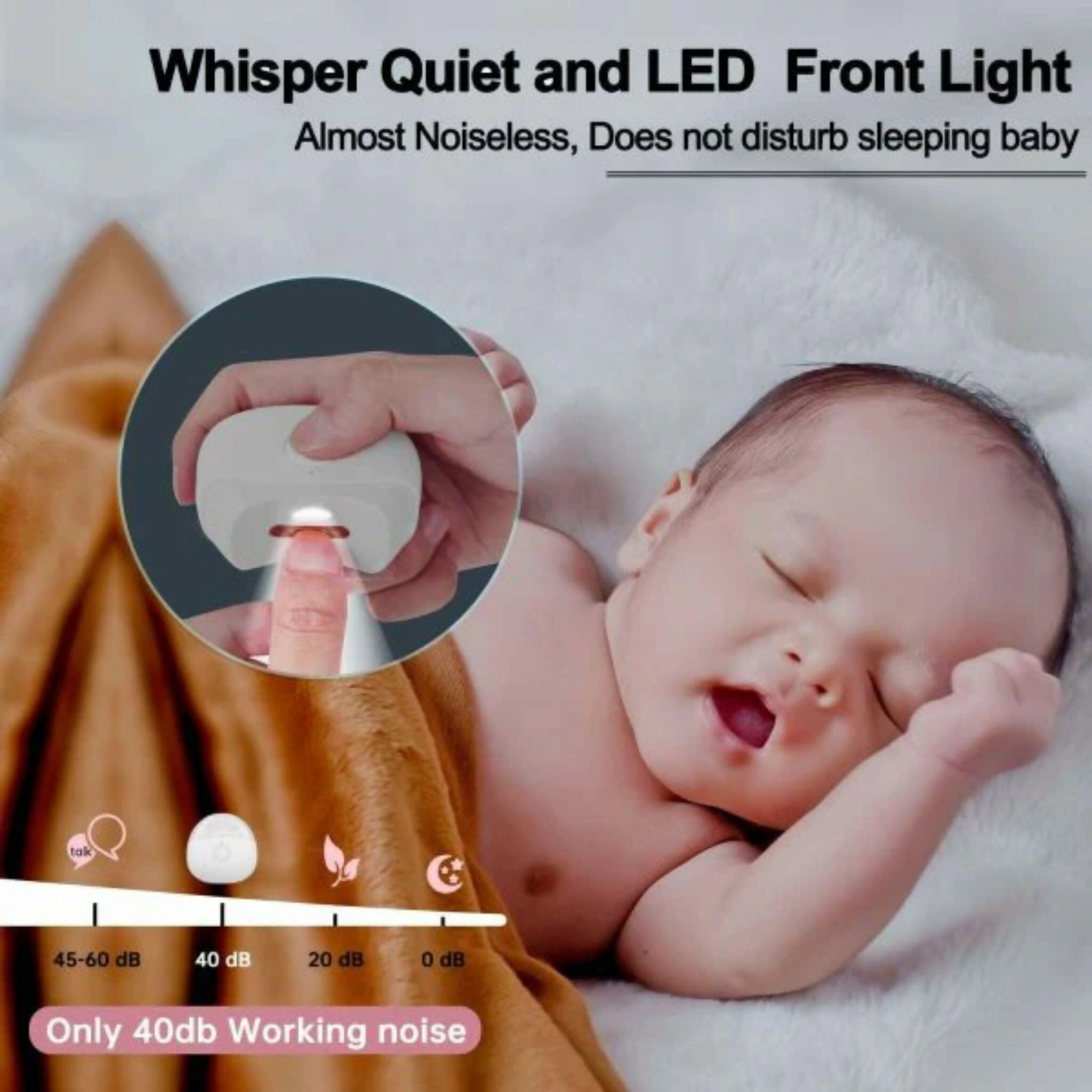 Electric Nail Clipper Trimmer