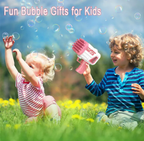 Rocket Bubble Bazooka Pro 2 In 1 Electric Bubble Gun