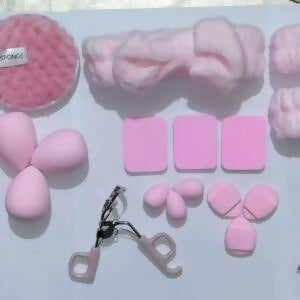 Multipurpose Travel Makeup Kit with Brushes, Beauty Blenders and Accessories Set ~ Random Color