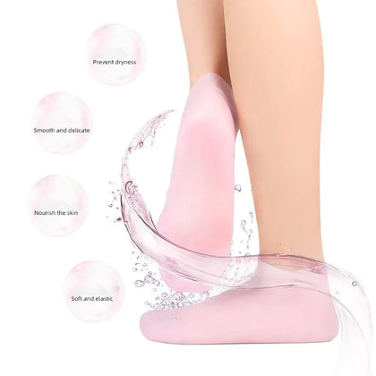 High Quality Silicone Foot Care Socks – Anti-Cracking Moisturizing Gel Socks (1 Pair)