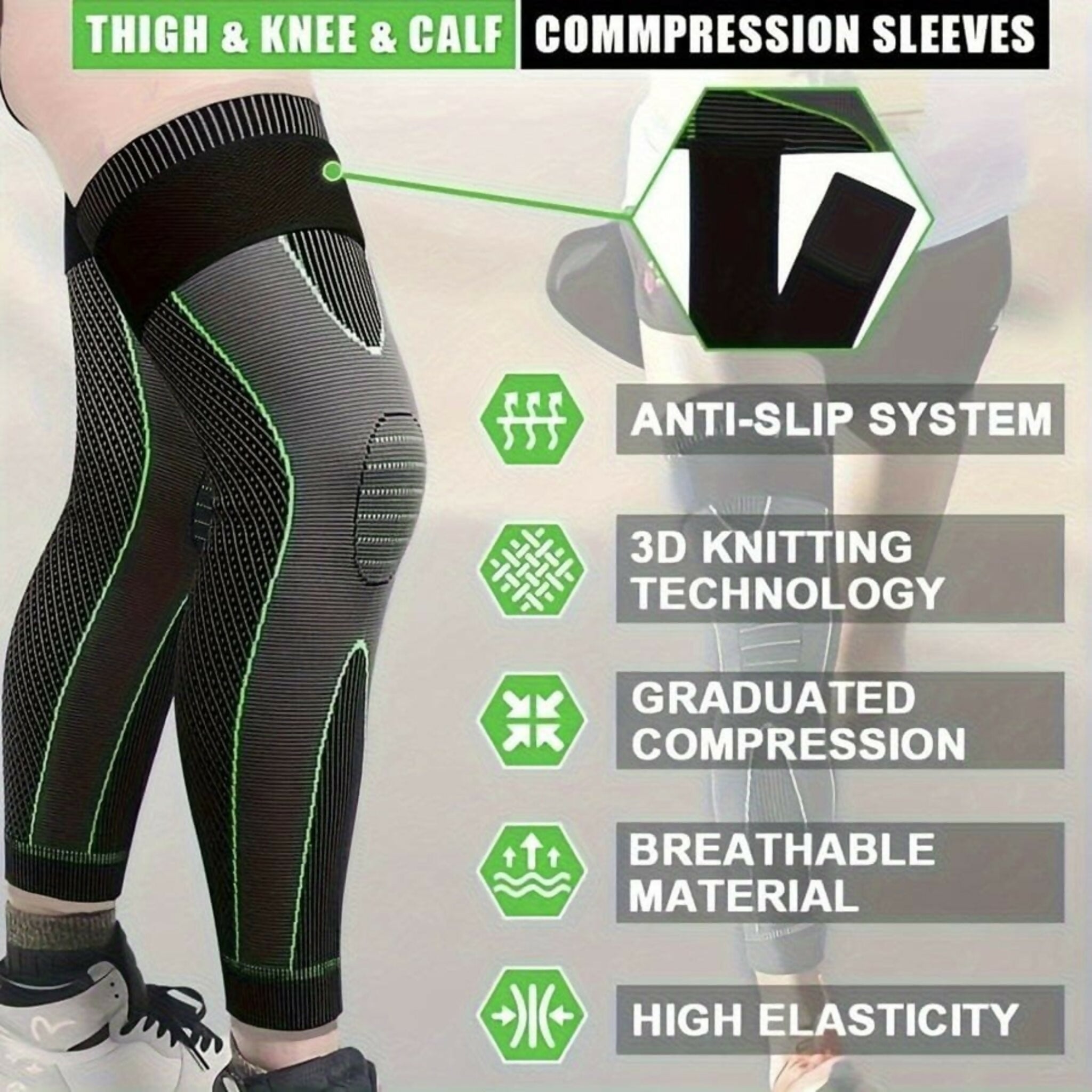1 Pair Knee Warmer | Winter Warm Thermal