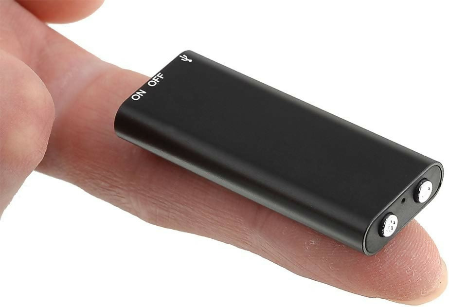Digital Voice Recorder Mini Voice Recorder with 16GB, 32GB USB Flash Drive and Mp3 Function192 Hours Recording Capacity Black Small Audio Dictaphone for Meetings and Transfer Files 192Kbps