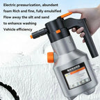 2L Electric Foam Sprayer, Adjustable Nozzle & Rechargeable Pump