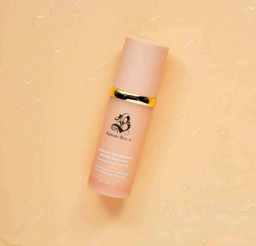 Forever Bloom Filmfish Foundation Light Spectrum Sunscreen Serum SPF 50 Moisturizing Formula 30g