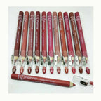 Set of 12/6 Pcs Matte Nude Lip Liners | Pigmented Lip Pencil Set