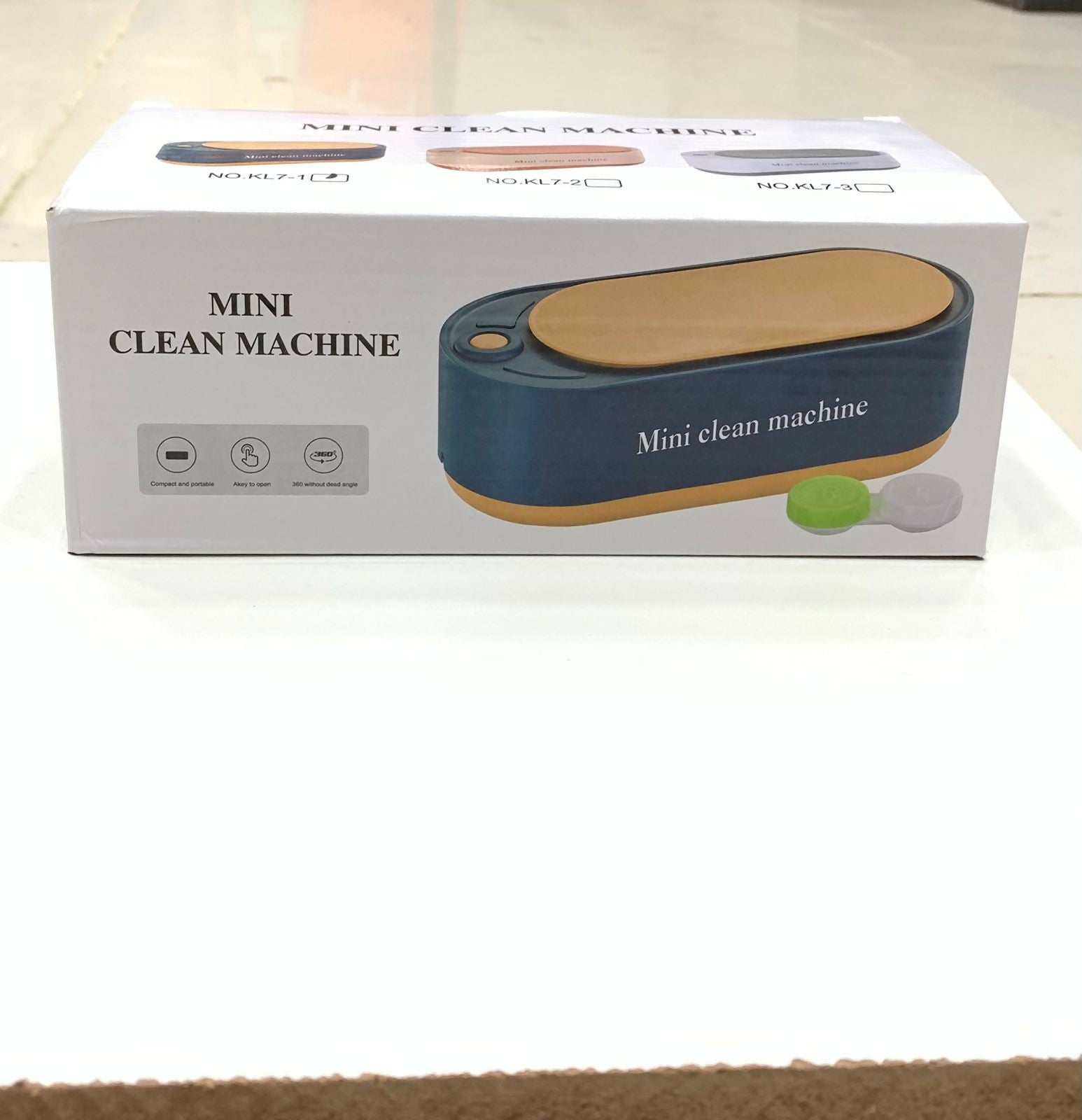 High-Frequency Vibration Ultrasonic Cleaner Machine – Portable Cleaning Device For Jewelry, Glasses, And Watches (Random Color)