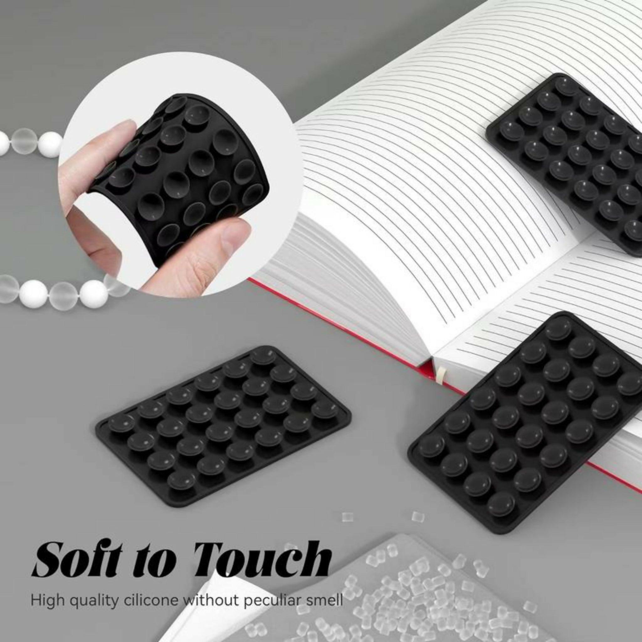 Mobile Bubble Grip Silicone Suction Phone Holder – Strong Hands-Free Mount