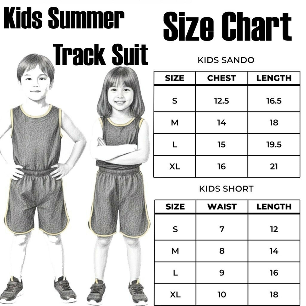 Kids Sando and Shorts