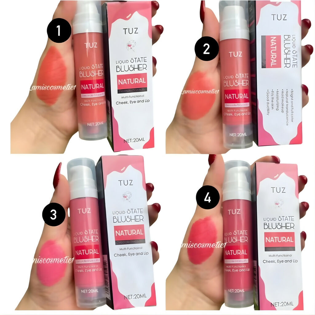 Liquid Blush, Natural Tint Finish & Lightweight Makeup, for Cheeks