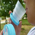 Pack of 2 Magic Folding Glasses for Kids – Collapsible Travel Cups for Hiking, Camping & Outdoors