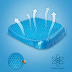 Non-Slip Egg Sitter Gel Seat Cushion – Soft Honeycomb Seat Pad for Car & Office Chairs