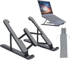 Plastic Foldable & Portable Laptop Stand | Lightweight Adjustable Laptop Holder | High-Quality ABS
