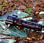Rl-2210 Multifunctional Rechargeable LED Emergency Flashlight with Side Work Light & USB Charging – Ultra-Bright, Portable & Durable Torch for Home, Car & Outdoors