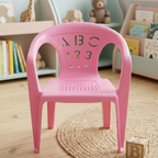 Number And Letters Design Kids Chair