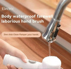 5-in-1 Rechargeable Magic Brush | Handheld Electric Scrubber | 360° Rotating with 3 Replaceable Multipurpose Brush Heads