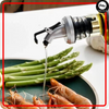 Olive Oil Dispenser Bottle Glass Stainless Steel | Oil and Vinegar Cruet Set | Leak-Proof Kitchen Glass Oil Bottle | 300ml Cooking Oil Vinegar Sauce Bottle with Dropper | Transparent Oil Pot for BBQ Baking Frying Salad