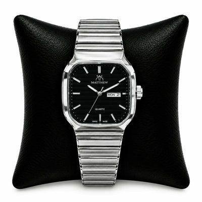 Men’s Black Elegant Wristwatch – Classic Design for Casual & Formal Wear