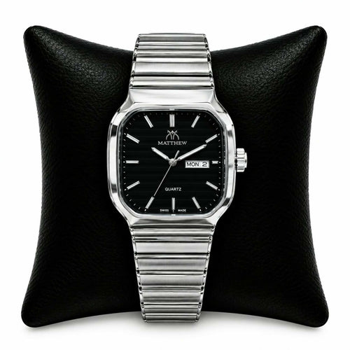 Men’s Black Elegant Wristwatch – Classic Design for Casual & Formal Wear