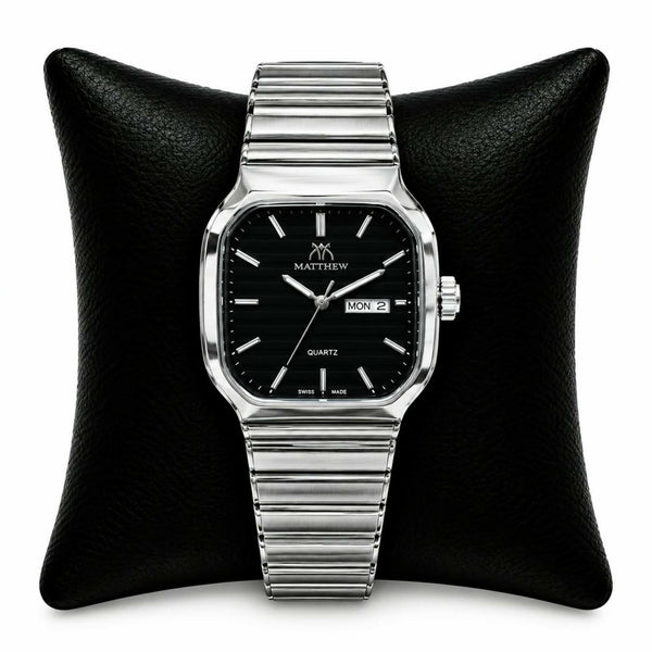 Men’s Black Elegant Wristwatch – Classic Design for Casual & Formal Wear