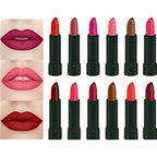 12 Pcs Matte Lipstick Set – High Pigment Colors | Action.pk
