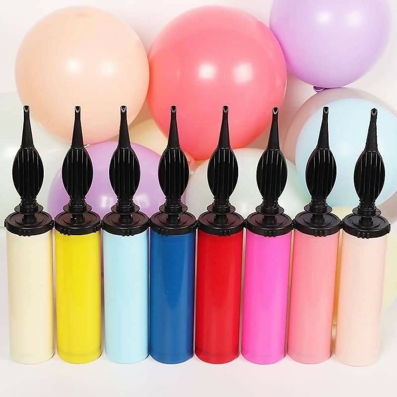 1Pc Air Inflator Portable Hand Held Birthday Party Balloon Pump (Random Colour)