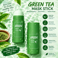 Magic Green Tea Stick Mask – Oil Control & Deep Cleansing Clay Mask for Blackheads and Pores