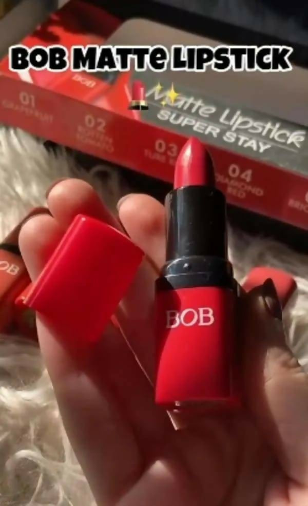 6 Pcs Bob Matte Lipstick Super Stay Set