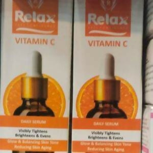 Relax Vitamin C Daily Serum – 30ml | Visibly Brightens, Evens Skin Tone, and Reduces Aging Signs for a Radiant, Youthful Glow