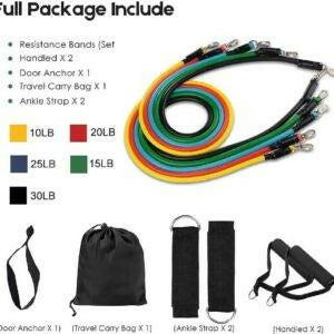 11 Piece Power Resistance Band Set
