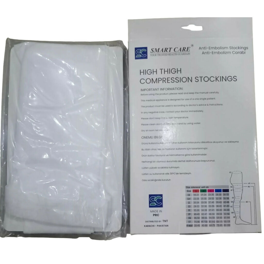 High Thigh Compression Stockings, Medical-Grade, for Unisex
