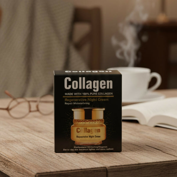 Pure Collagen Regenerative Night Cream – Professional Whitening, Skin Repair & Deep Moisturizing Face Cream