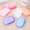 Portable Outdoor Travel Soap Paper Washing Hand Bath Clean Scented Slice Sheets Disposable Boxes Soap Mini Paper Soap