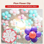 Pack of 10 Balloons Clips – Flower Stand Balloon Holders for Birthday, Wedding & Party Decorations