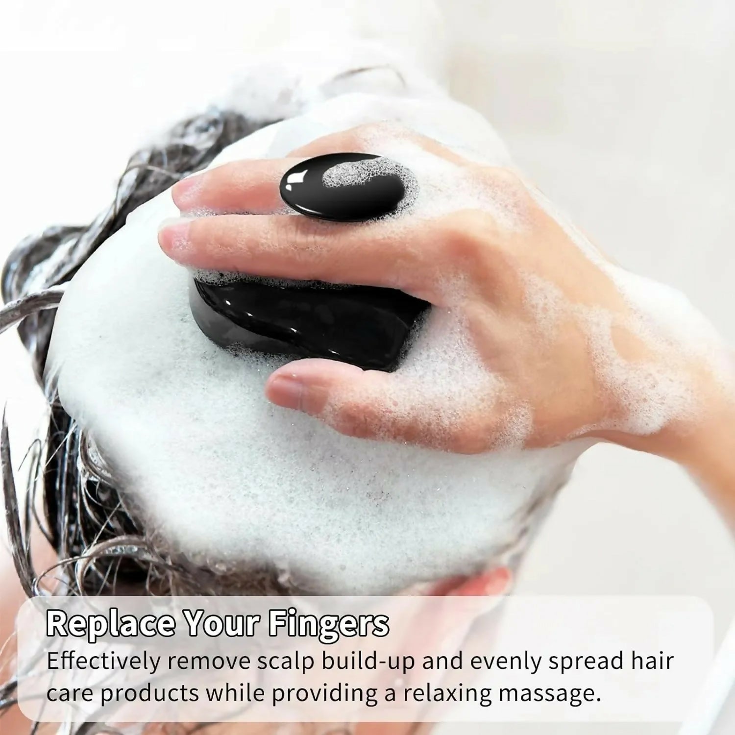 Scalp Shampoo Brush | Soft Silicone Scalp Massager & Hair Scrubber for Deep Cleansing | Wet & Dry Use (Random Color)