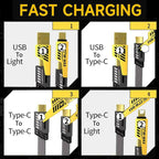 4-in-1 Multi USB Charging Cable – For IPhone and Type C