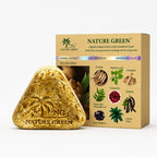 Yellow Gold Herbal Hair Soap cleansing bar for hair and scalp care